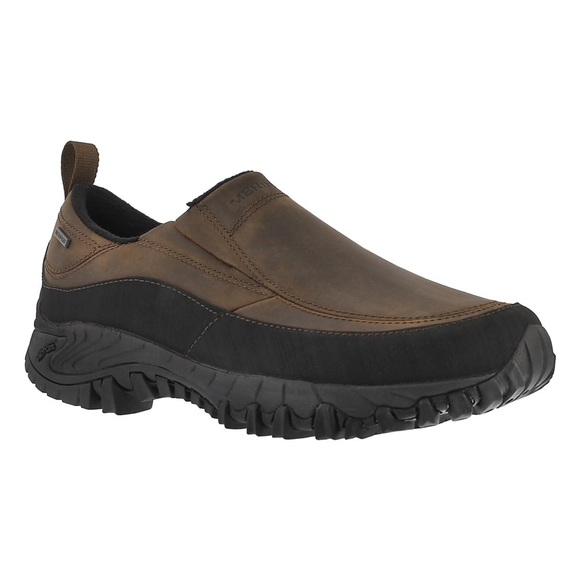 merrell men's shiver moc waterproof slip on